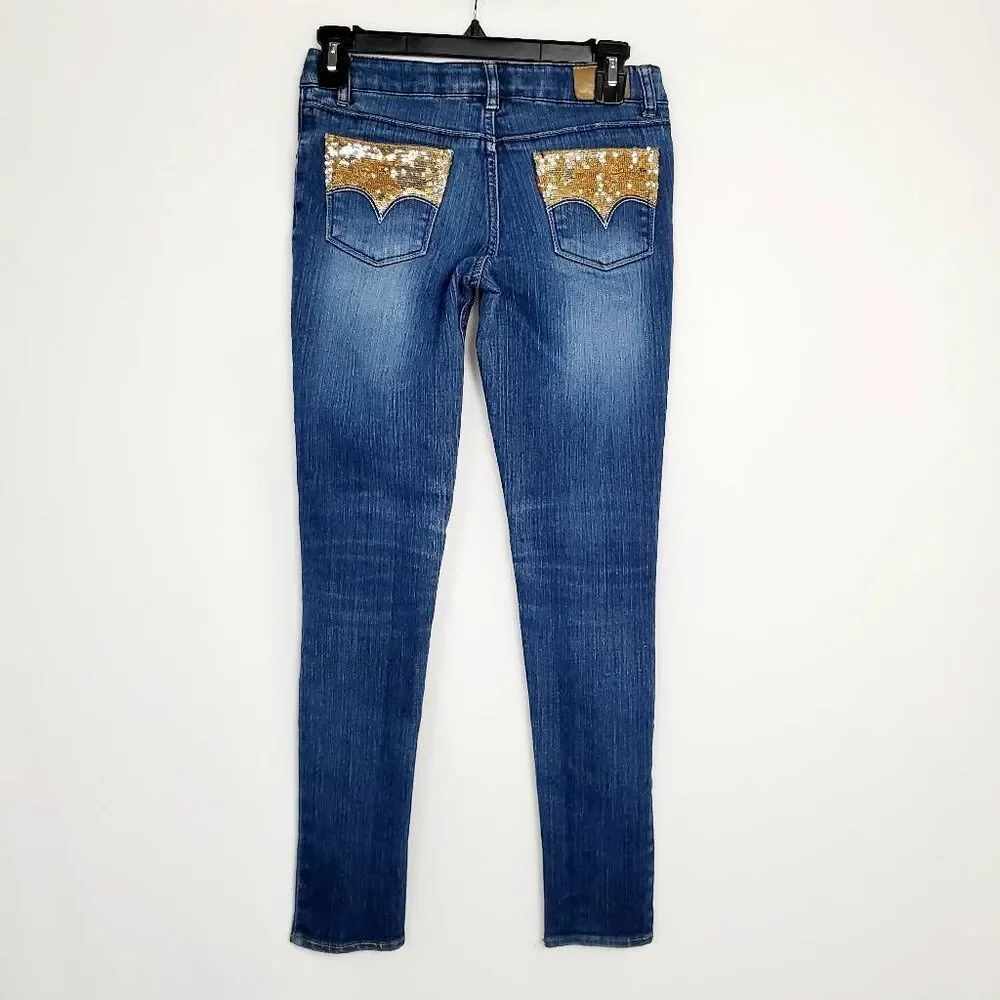 Levi's Girls Size 14 Embellished Pocket Jeans